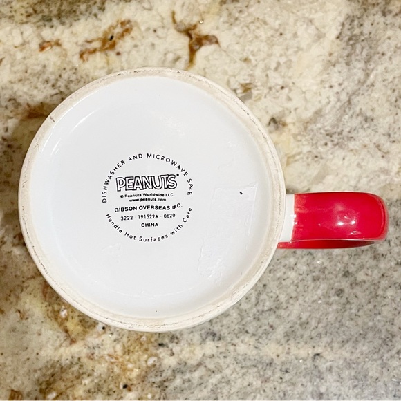 Peanuts Woodstock Be Bright Holiday Ceramic Mug 16 oz. - Picture 6 of 8